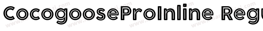 CocogooseProInline Regular字体转换